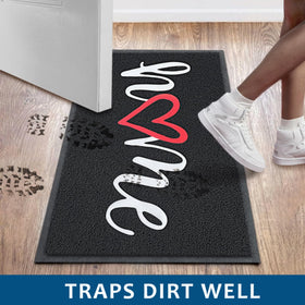 EARTHALL concave dirt-trap design catches dust before entry.