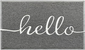 Earthall Hello door mat large 36x24 ideal for high-traffic entrances.