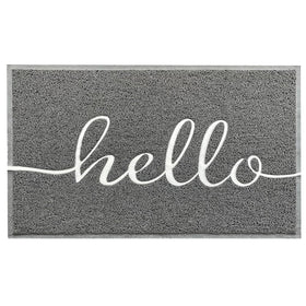 Earthall Hello doormat easy to clean with hose or shake.