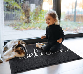 EARTHALL multifunction entryway mat placed at front porch and indoors