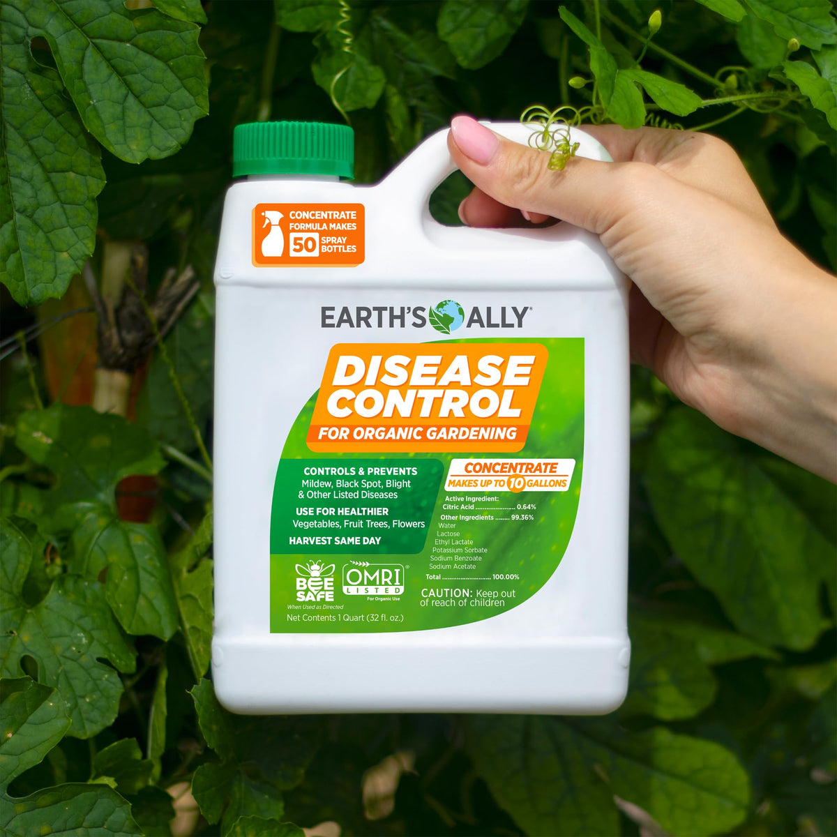 Earth’s Ally organic garden safety for safe use around people and pets
