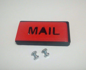 Earthtec mailbox flag durable plastic construction for long-lasting use.