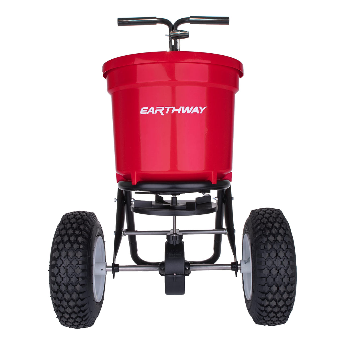 EarthWay 2150 with clog-free grate ensuring steady flow