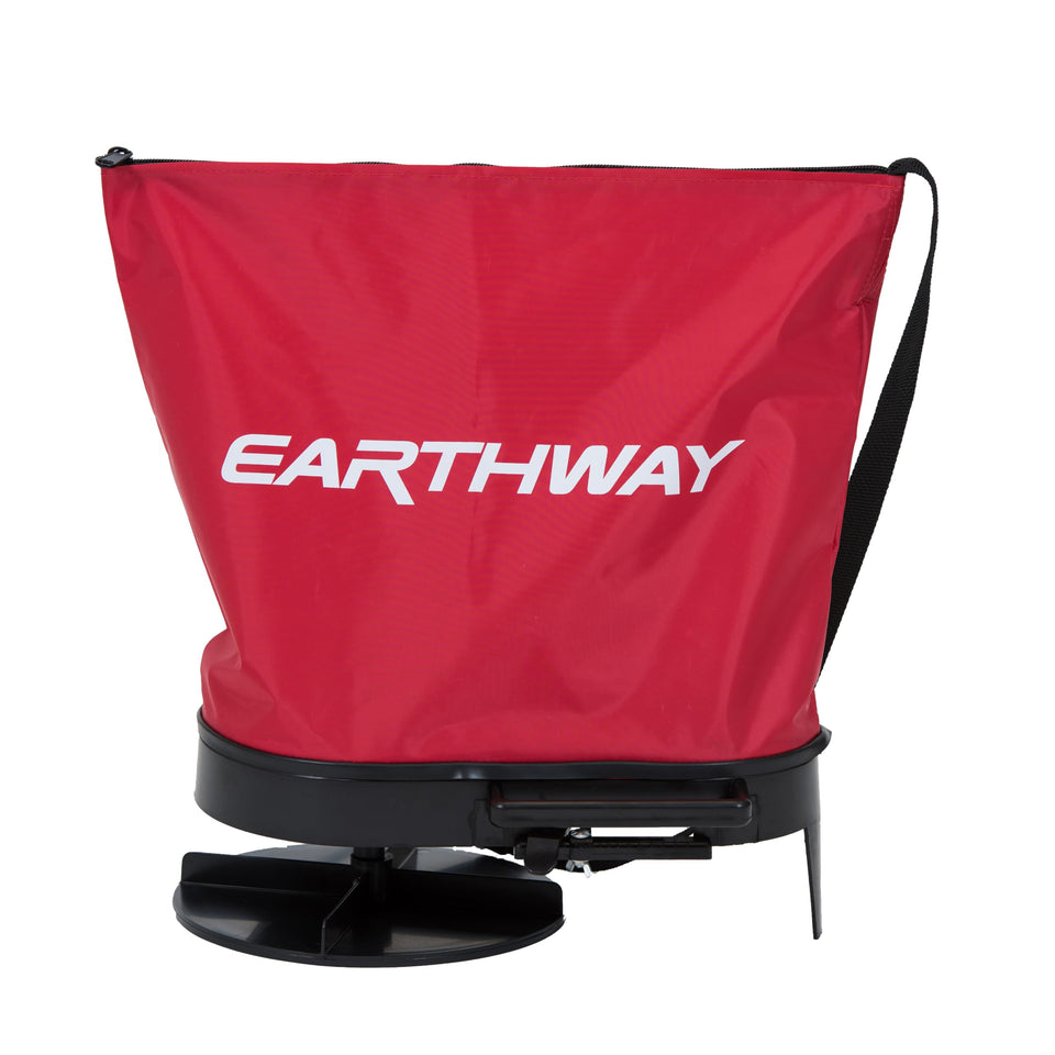 EarthWay 2750 spreader bag with weather-resistant nylon for durability
