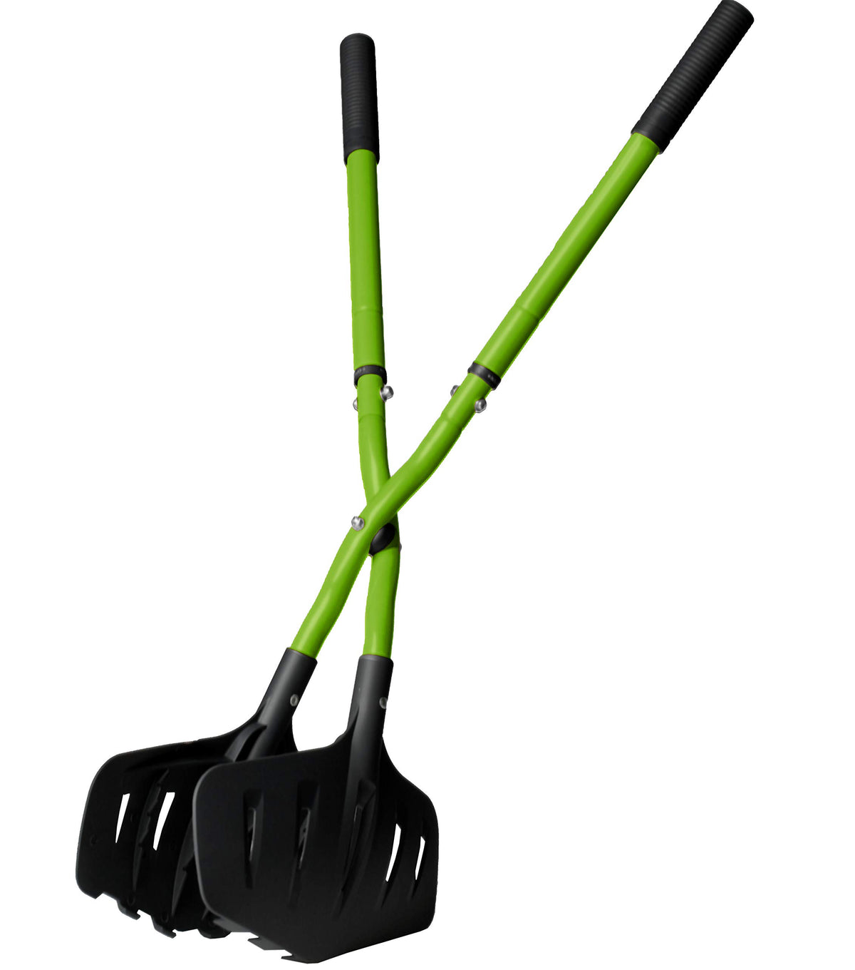 Earthwise Gator Grabber with telescoping handles for adjustable comfort.