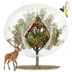 EaseThrift 12x12ft fruit tree netting with zipper protects harvest from birds and squirrels.