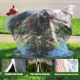 EaseThrift breathable see-through material lets sun, rain, and air reach the plants.
