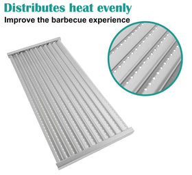 EasiBBQ emitter plate dimensions 17x8-1/16 inches ensure precise replacement