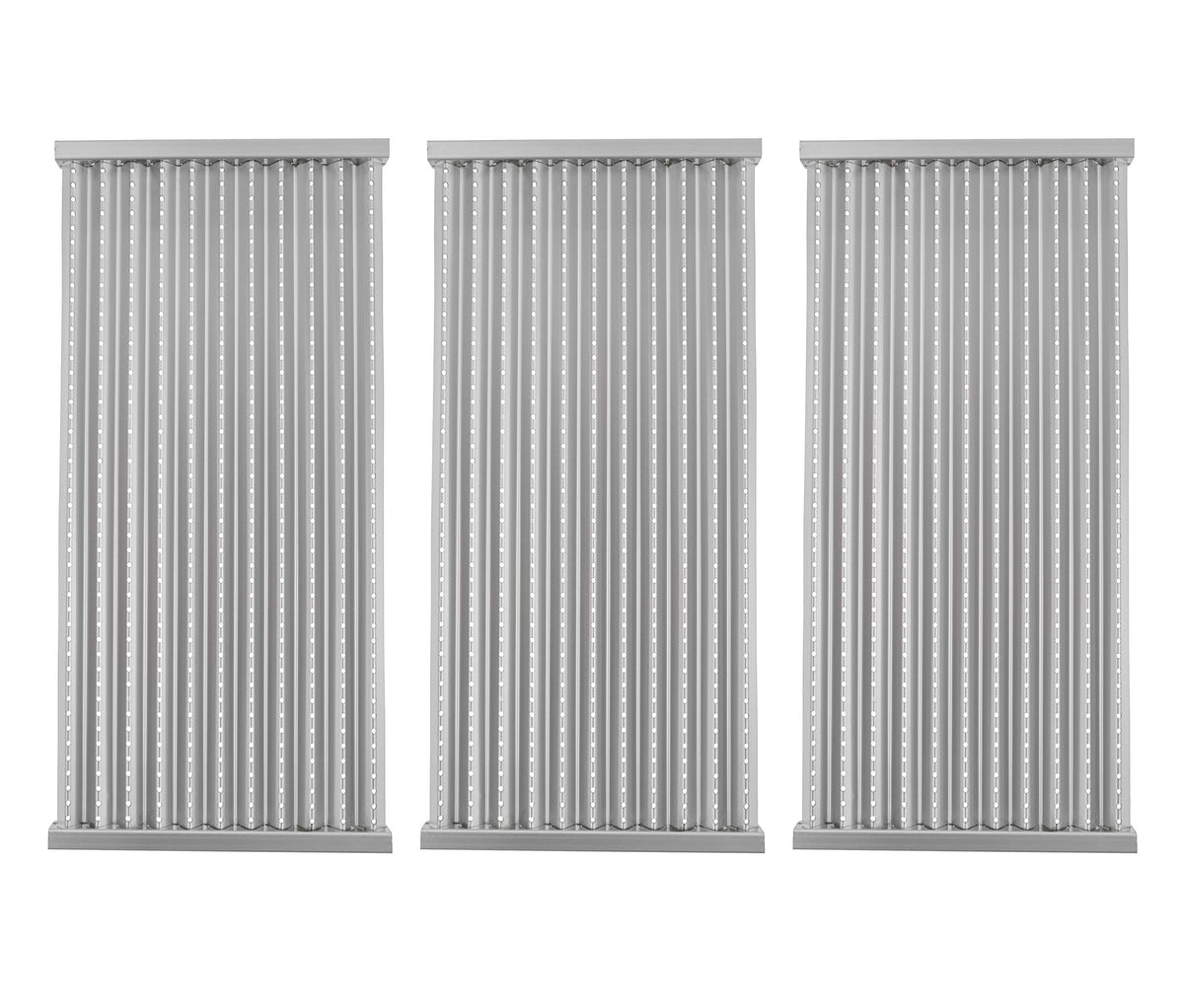 EasiBBQ emitter plates stainless steel 3-pack for Charbroil grills improve heat distribution