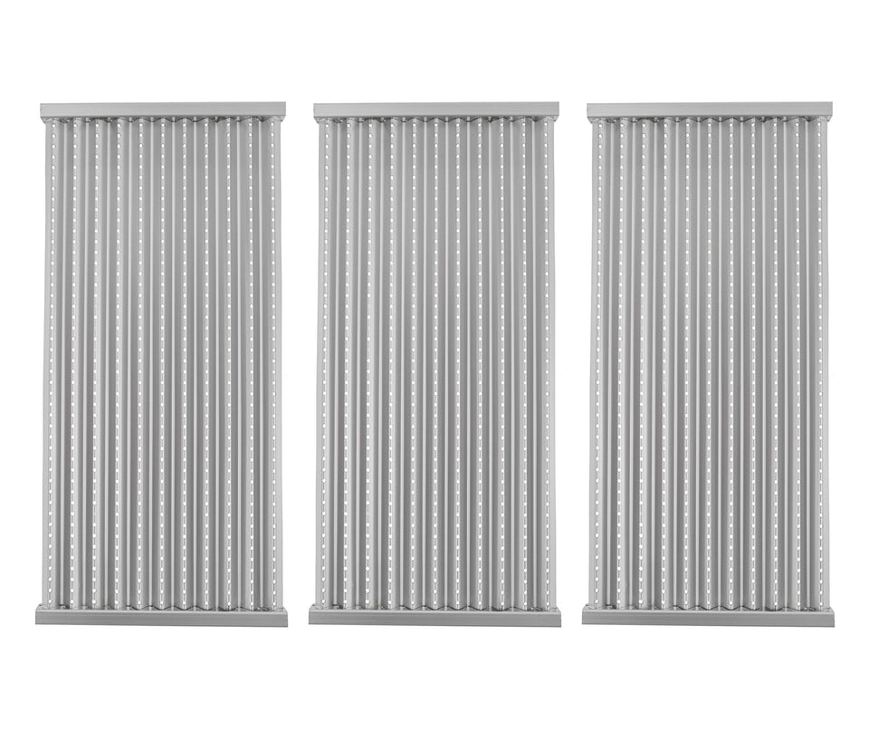 EasiBBQ emitter plates stainless steel 3-pack for Charbroil grills improve heat distribution