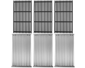 EasiBBQ cast iron grates 3-pack for Charbroil infrared grills deliver even searing.