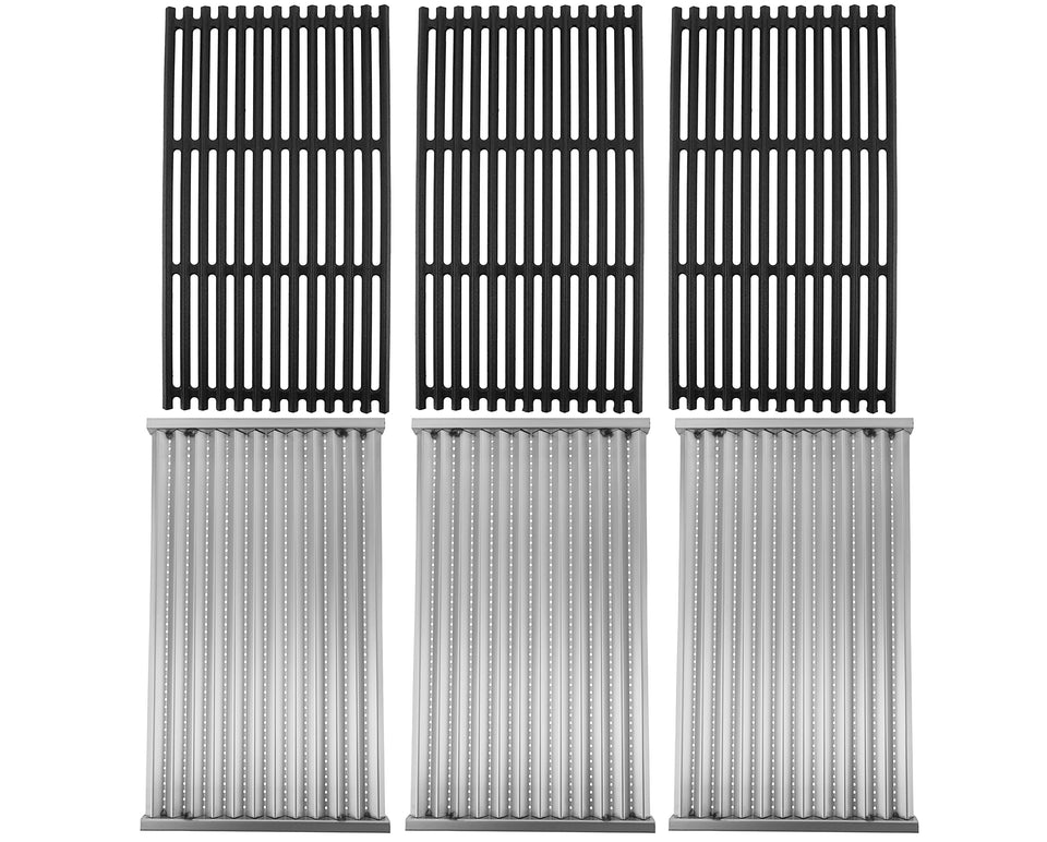 EasiBBQ cast iron grates 3-pack for Charbroil infrared grills deliver even searing.