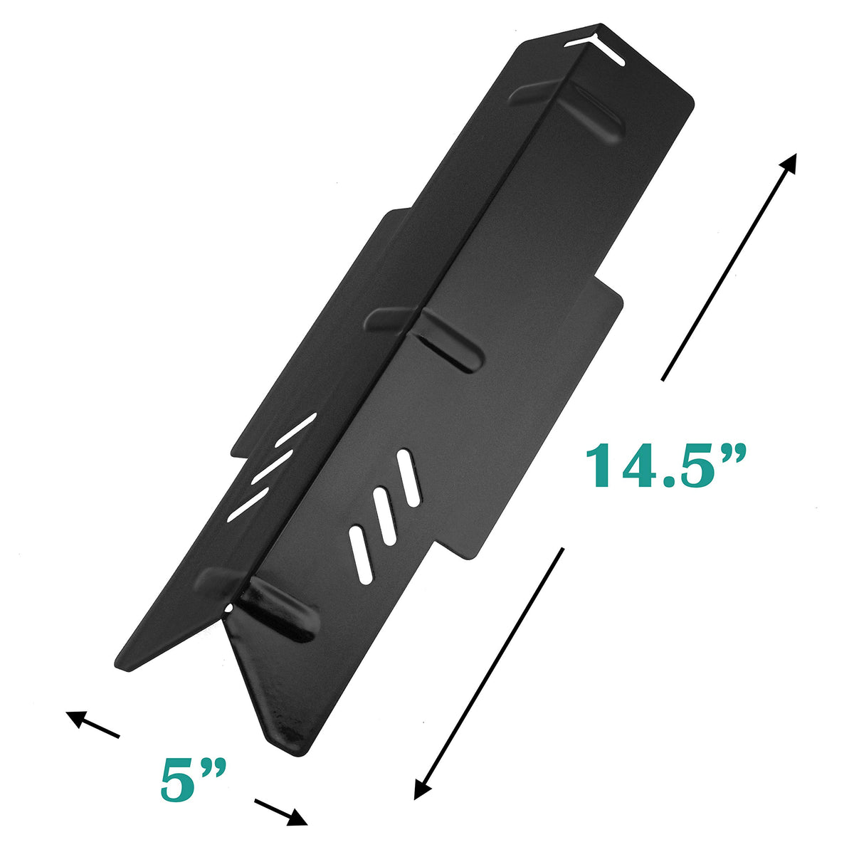 EasiBBQ heat plate for Dyna-Glo DGF350CSP top detail highlights enamel surface.