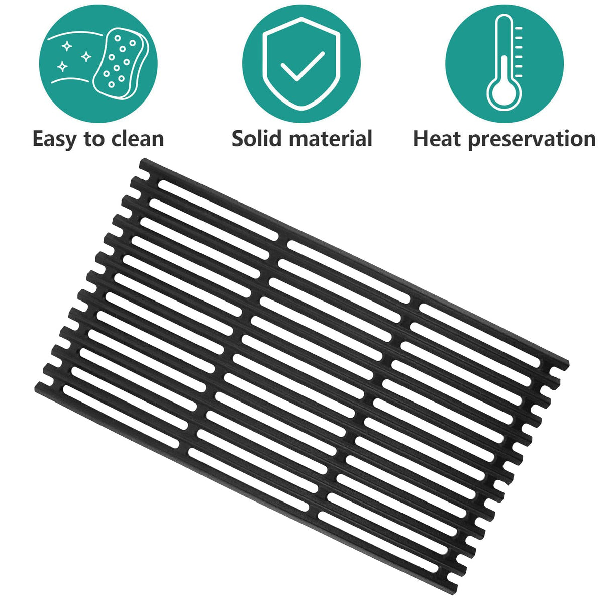 EasiBBQ included accessories pack simplifies replacements with three grates and three plates.