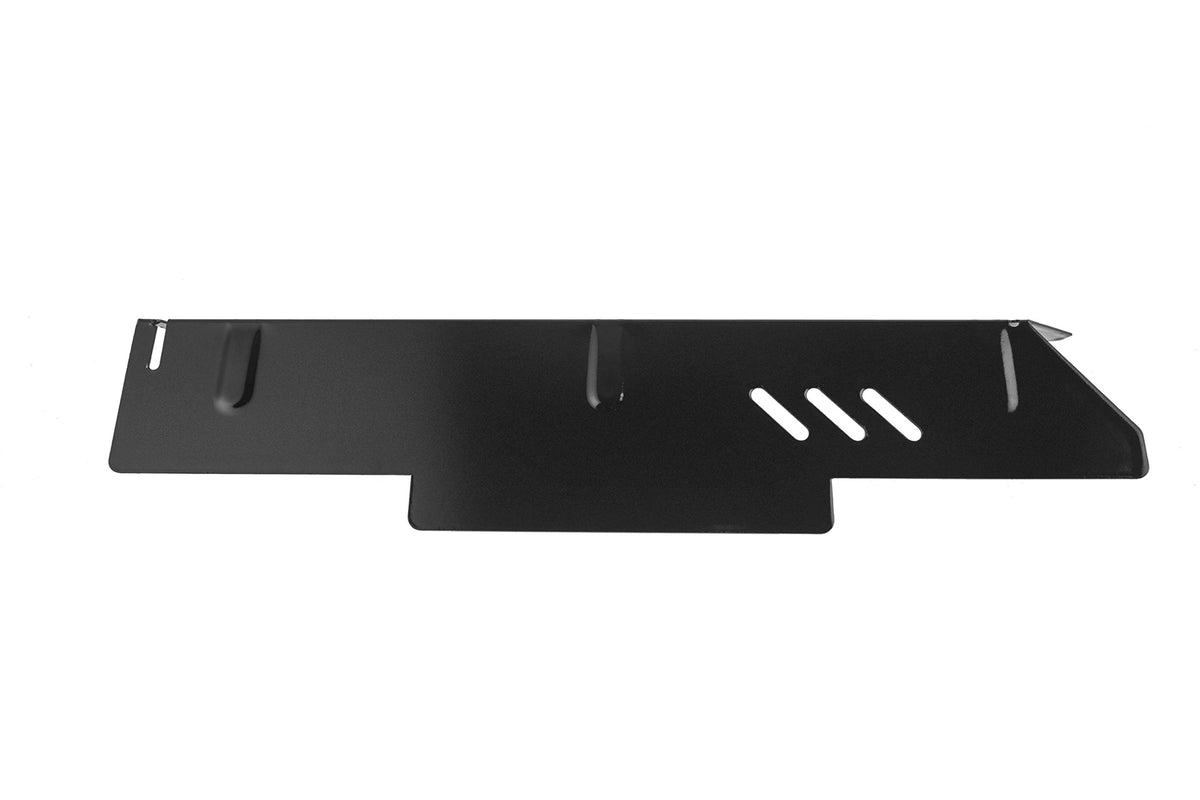 EasiBBQ porcelain enameled heat shield robust construction.