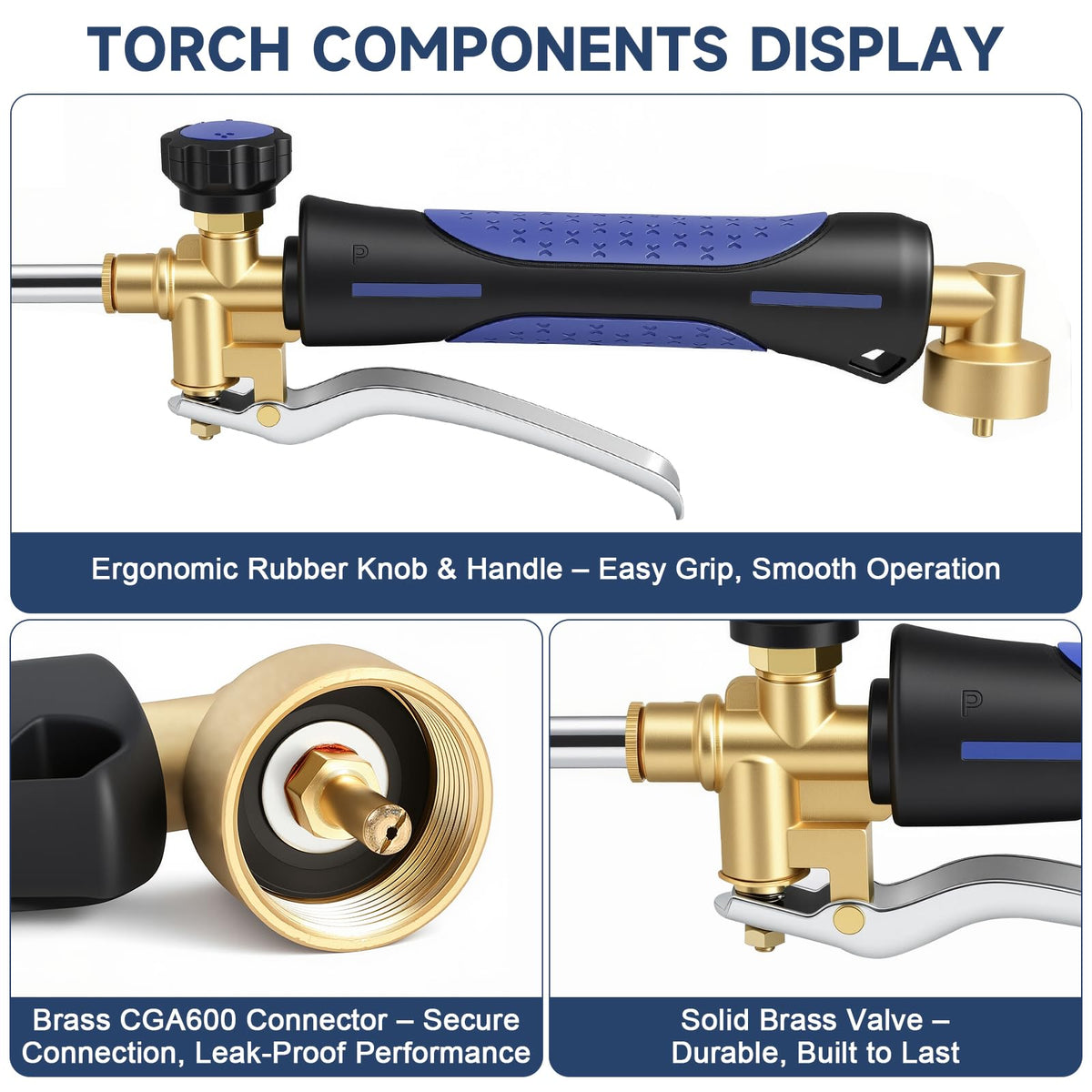 EASITALY ergonomic rubber handle delivers secure grip and reduced fatigue.