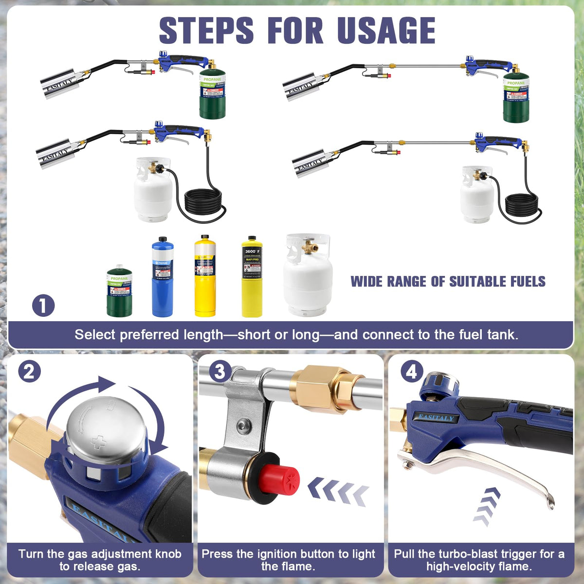 CGA600 compatibility supports standard cylinders for flexible fueling