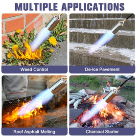 Ignition and precise flame control for different jobs