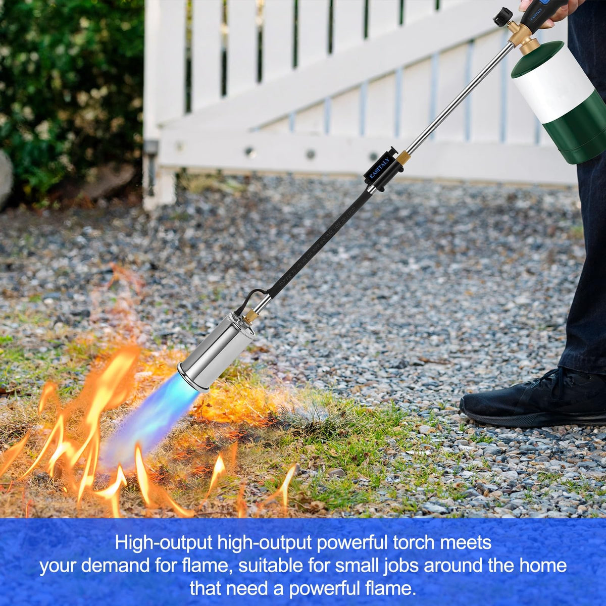 EASITALY weed torch warranty and support information for customer reassurance.