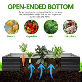 Easllre open bottom drainage bed highlights air circulation and reduced waterlogging for robust roots.