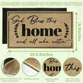 Easma porch hallway rug designed for indoor and outdoor durability.