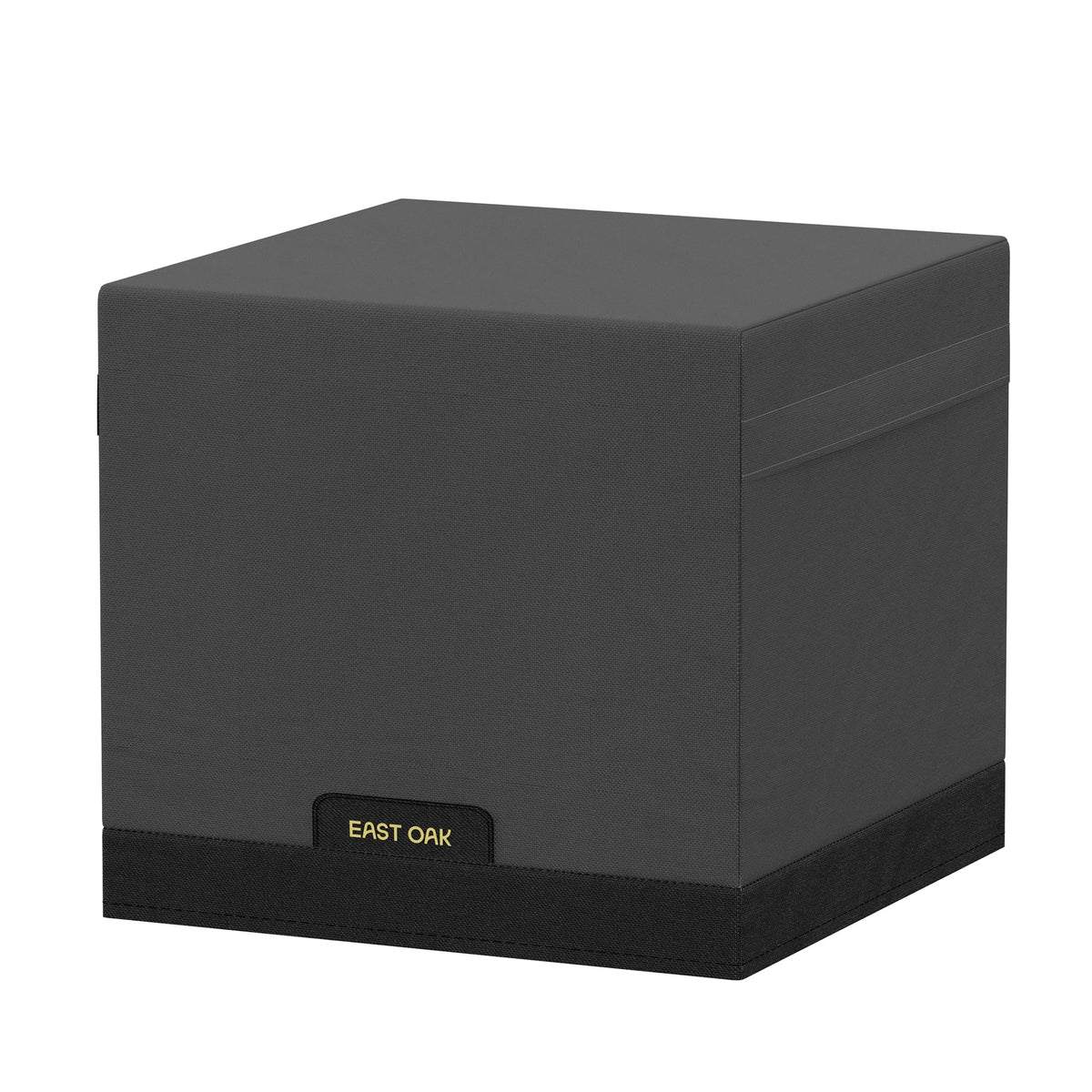 East Oak 28-inch fire pit cover close-up shows a snug fit and durable fabric.