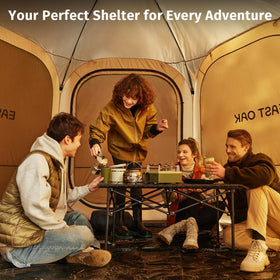 East Oak bug-proof mesh keeps insects out while grilling or relaxing outdoors.