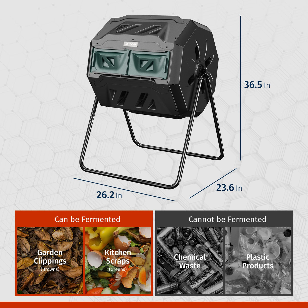 East Oak quick-process design aims for compost in weeks under warm conditions.