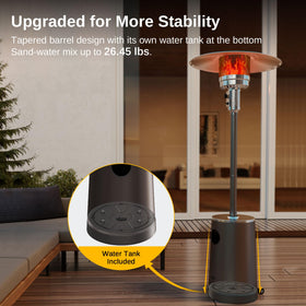 East Oak conical barrel design enhances stability and wind resistance