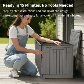 EAST OAK lock-ready dual-lock system enhances security.