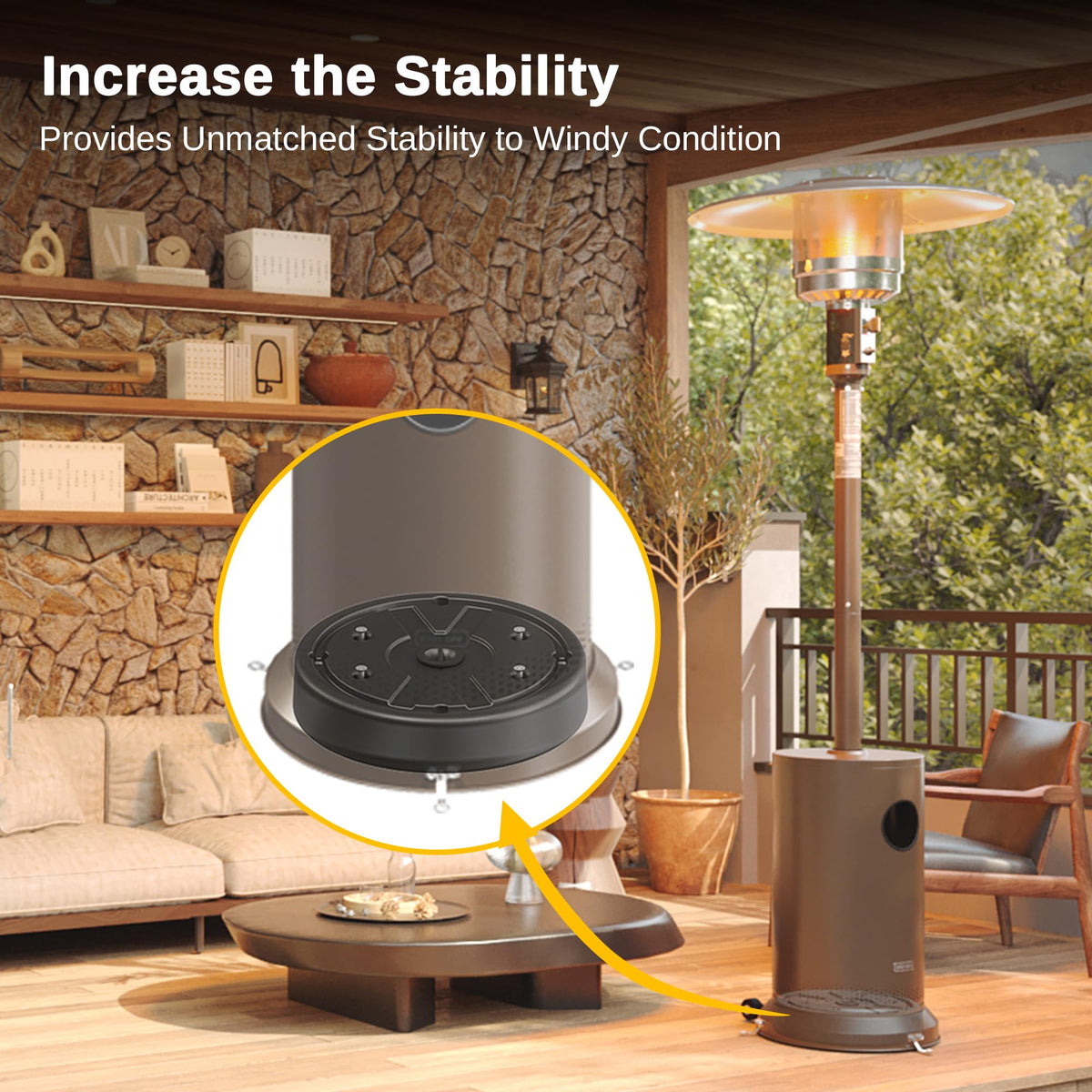 Easy assembly for quick patio setup