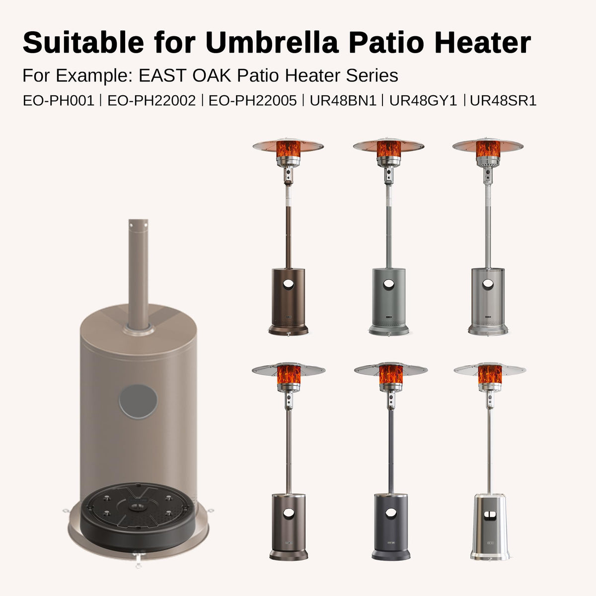 Fill options include sand, water, or mix for stability