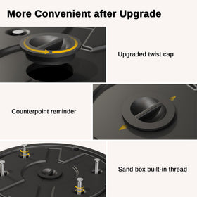 Weather-resistant resin Sand Box for outdoor use