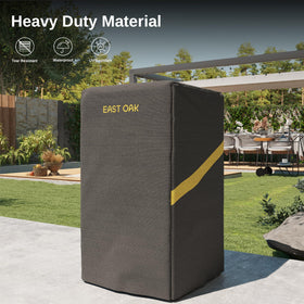EAST OAK 30-inch side-vents detail improves airflow during storage.
