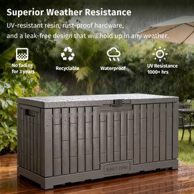 EAST OAK waterproof and rust-proof hardware ensuring year-round resilience.