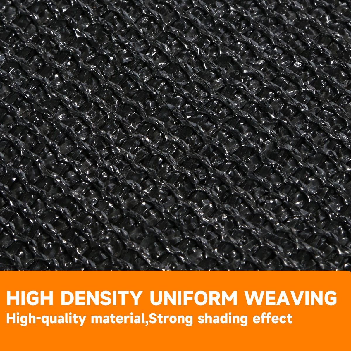 Eastarp shade cloth with rustproof grommets every 24 inches for secure setup.