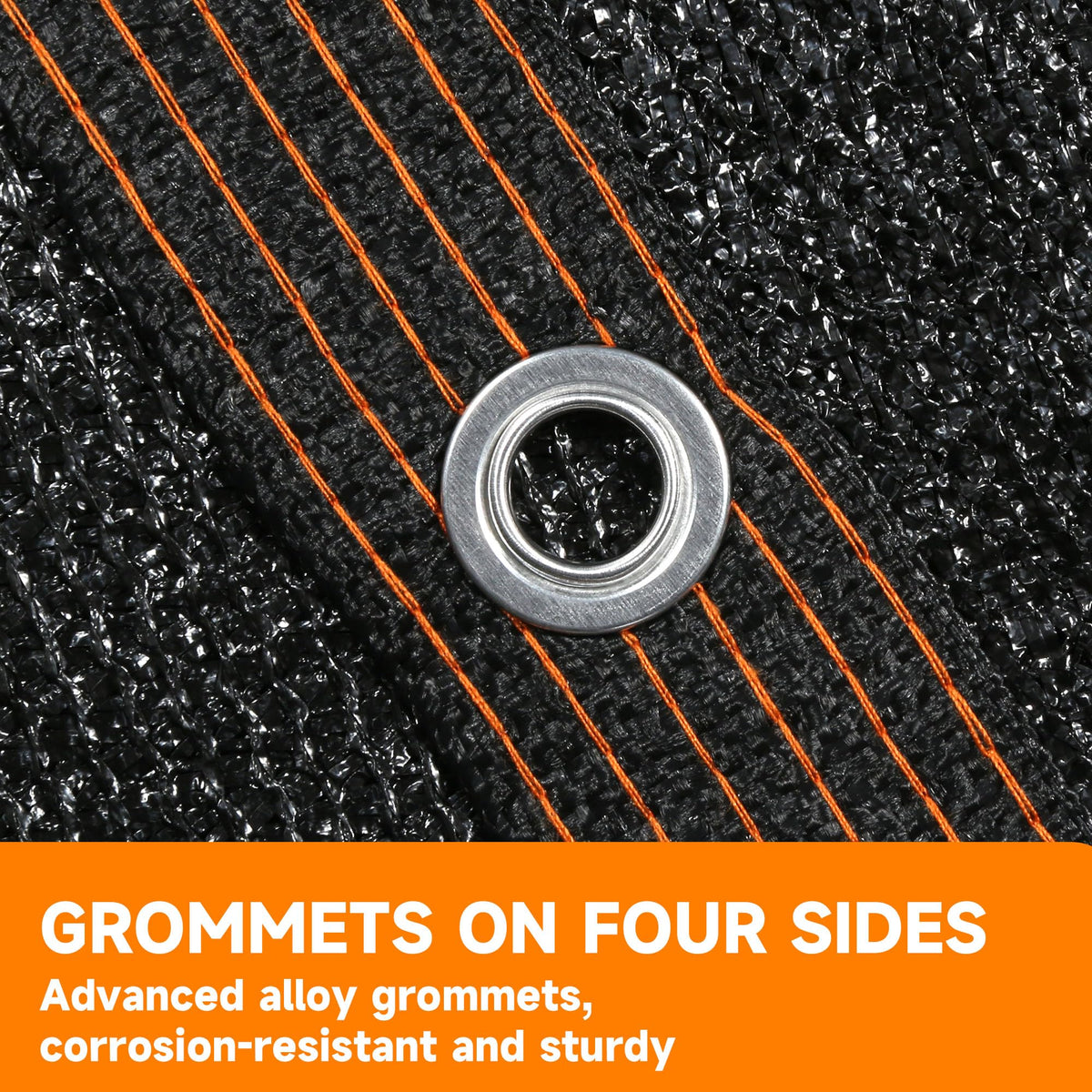 Eastarp UV-resistant material maintains color and strength in outdoor conditions.