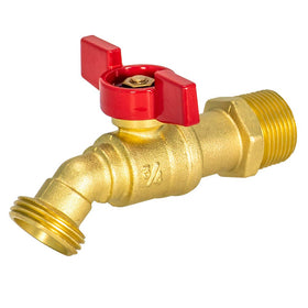 Eastman hose bibb with 3/4 inch MIP brass outdoor connection for irrigation.