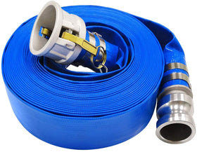 Eastrans backwash hose with C fitting connection for reliable pool drainage.