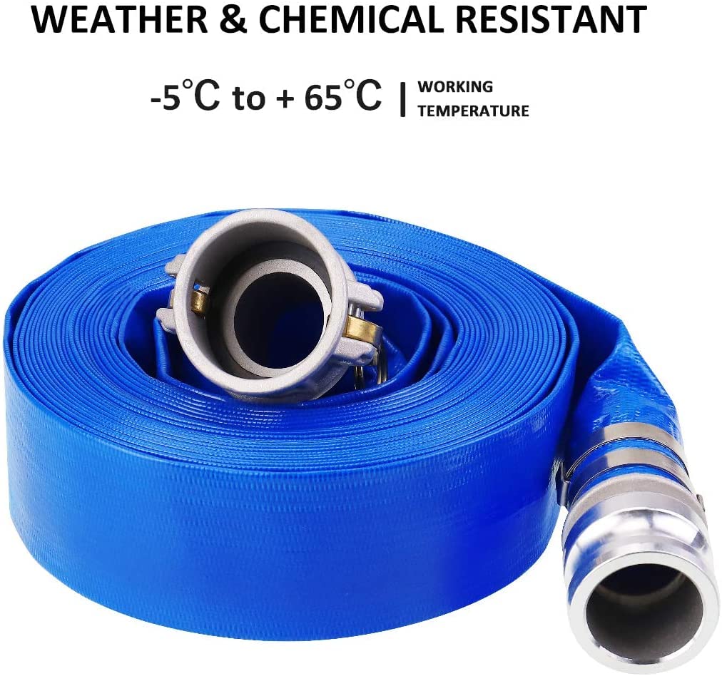 Eastrans compact flat-storage design keeps hose dry and tangle-free.