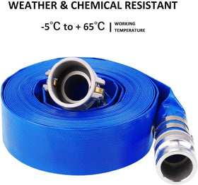 Eastrans compact flat-storage design keeps hose dry and tangle-free.