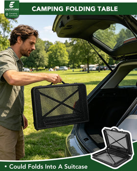 Eaststorm aluminum frame supporting up to 66 pounds outdoors