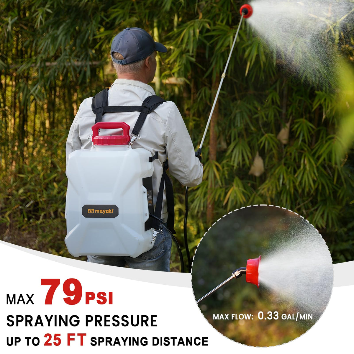 Eastyle Milwaukee 18V compatibility for cordless convenience during spraying sessions