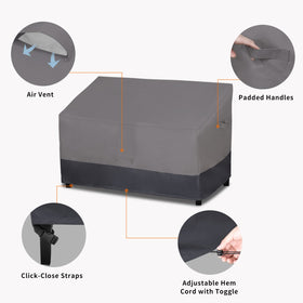 Easy-Going 600D oxford fabric cover resists scratches and weather
