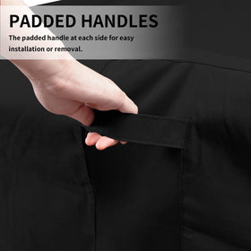 Middle adjustable strap on Easy-Going cover for a snug fit