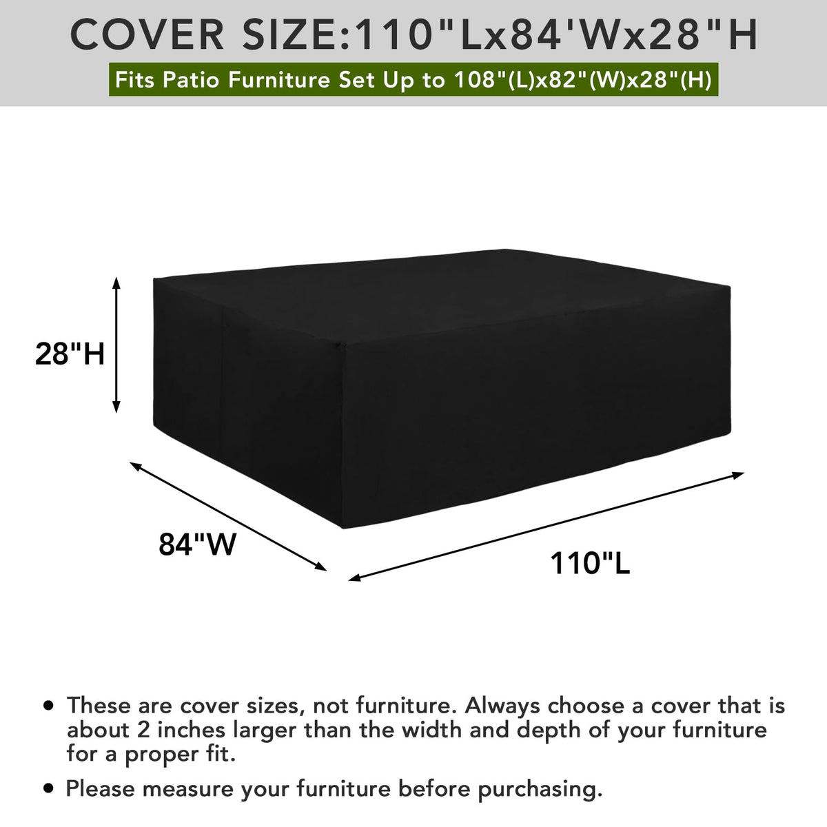 Easy-Going 600D cover over chair set showing full coverage