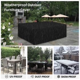 Easy-clean surface of Easy-Going 600D patio cover after a light wipe