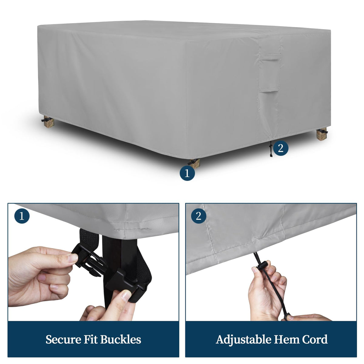 Easy-Going air vent detail reduces interior condensation.