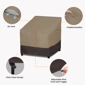 Easy-Going air vent design reduces condensation and wind lofting.