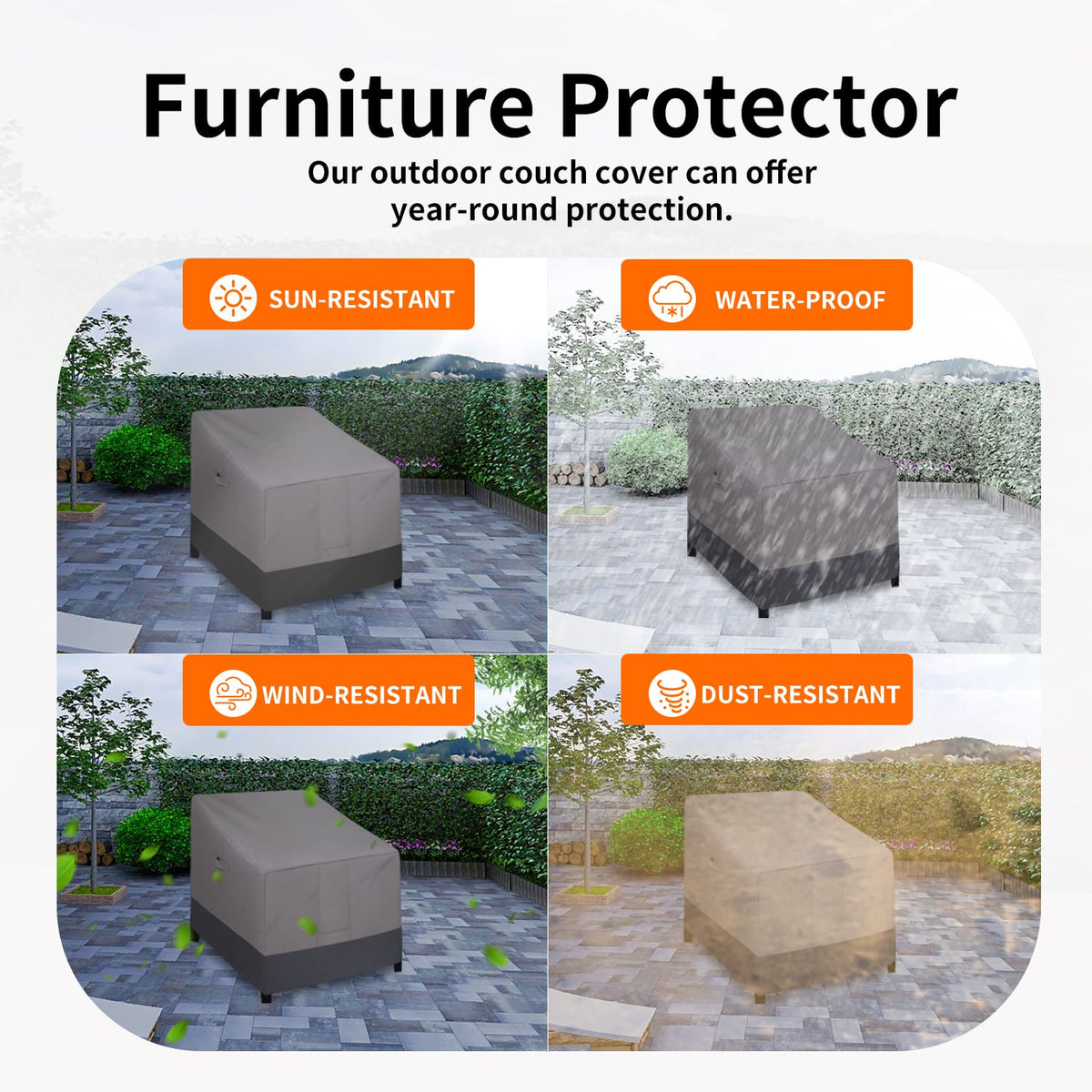 Easy-Going gray/dark gray colorway for versatile weather protection